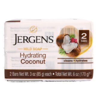 Jergens Bar Soap Hydrating Coconut 2Pk 3 Oz