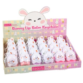 Beauty Treats Bunny Lip Balm W/Key Chain