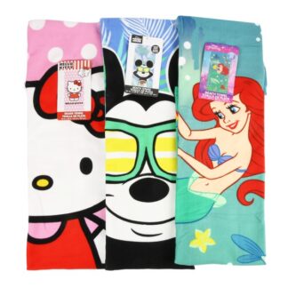 Disney Beach Towel Asst Characters 27X54 In