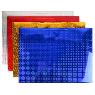 Gift Bag Foil Design Asst X-Large