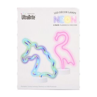 Led Decor Lamps Neon 2Pc Set Asst Shape