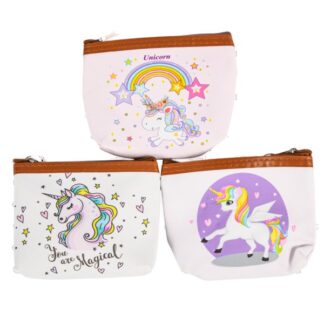 Coin Purse Unicorn Asst
