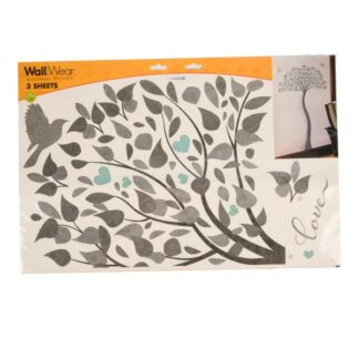 Wall Decal Decor Tree Sentiments 12X18" 3 Sh
