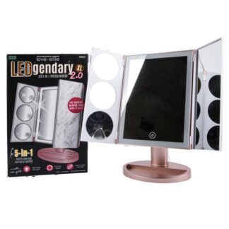 Onyx Legendary Trifold Led Mirror  Xl 2.0 5In1