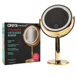 Onyx Led Classic Mirror 360 Rotation 13.25X7.28X2.3"