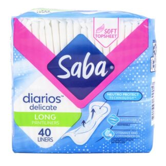 Saba Pantiliners Long 40 Ct