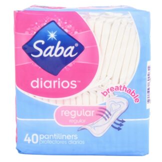 Saba Pantiliners Regular 40 Ct