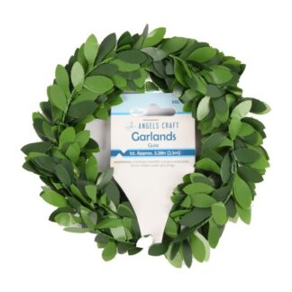 Leaf Garland Green 8.2 Ft