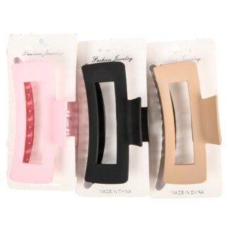 Hair Claw Clip Matte Asst Color 1 Pc