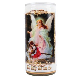 Vel-Mex Gigante Candle Angel De La Guarda