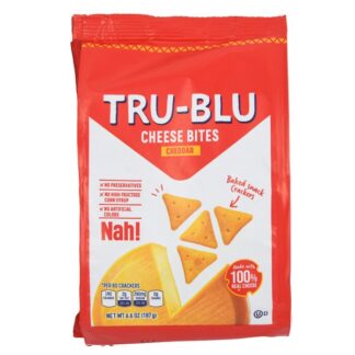 Tru-Blu Cheese Bites Cracker Triangles 6.6 Oz