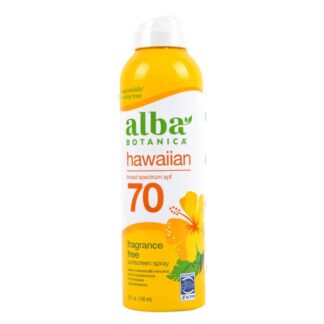 Alba Sunscreen Spf70 Fragrance Free 5 Oz