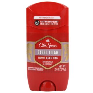 Old Spice Antiperspirant Deodorant Steel Titan 2.6 Oz