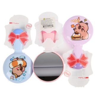 Capybara Mirror W/Handle Asst Color