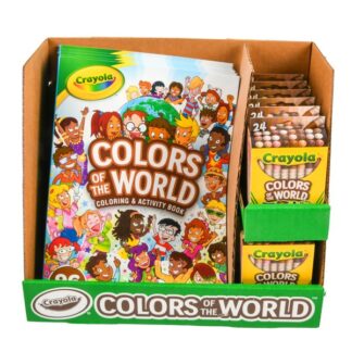 Crayola Color Of The World Book&Crayon Disp