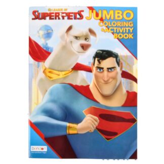 Dc League Of Super Pets Col&Act Book Jumbo
