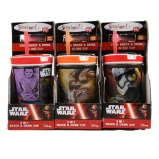 Astv Snackeez Star Wars Snack&Drink Cup 8 Oz