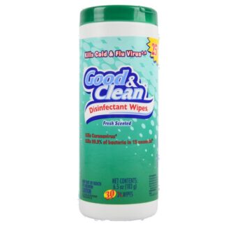 Good & Clean Disinfectant Wipes Fresh Scent 30 Ct
