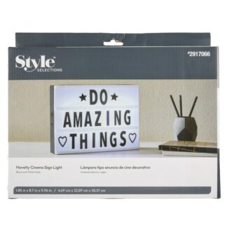 Novelty Cinema Sign Light 1.85X8.7X11.96 In