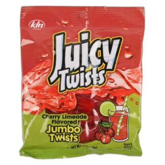 Juicy Jumbo Twist Candy Cherry Lemonade 4 Oz