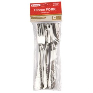 Kocina Dinner Forks Stainless Steel 12 Ct