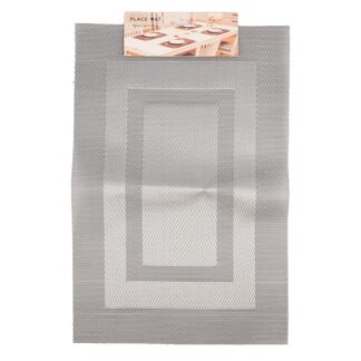 Dining Place Mat Asst Color Col Design 12X18" 1 Pc
