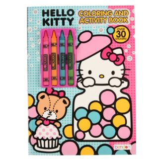 Hello Kitty Color&Activity Book W/4 Crayons