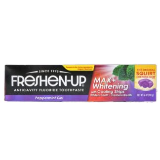 Freshen-Up Toothpste Max Wht Peppermint 4 Oz
