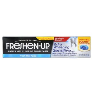 Freshen-Up Toothpste Ex Wht Sensitv Mint 4 Oz