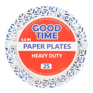 Good Time Hd Paper Plate 6.8 In 25 Ct