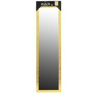 Over The Door Mirror Shiny Gold 12X48 In