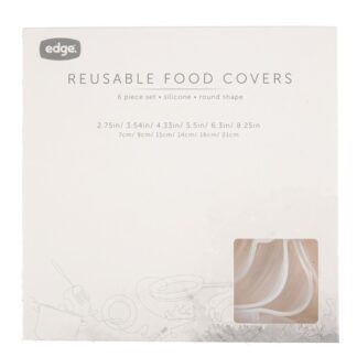 Edge Reusable Silicone Food Rnd Covers 6 Pk