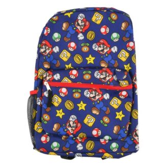 Mario All Over Print Backpack 16 In