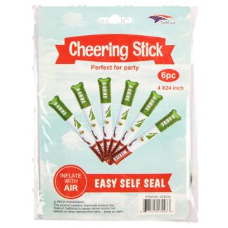 Mexico Cheer Balloon Sticks 4"X24" 6 Pc
