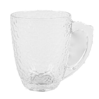 Glass Cup With Handle Clear 8.3 Oz