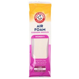 Arm&Hammer Air Foam Insoles Womens Sz 5-10 Pdq