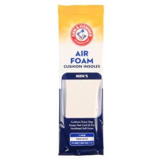 Arm&Hammer Air Foam Insoles Mens Sz 7-12 Pdq