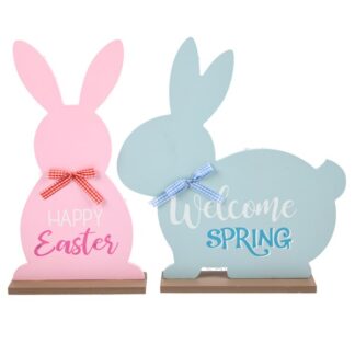 He Easter Wood Table Deco