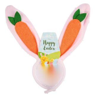 He Easter Headband W/Carrot Ear