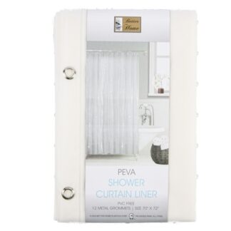 Peva Shower Liner Curtain Hvy Wt Clr 70X72"