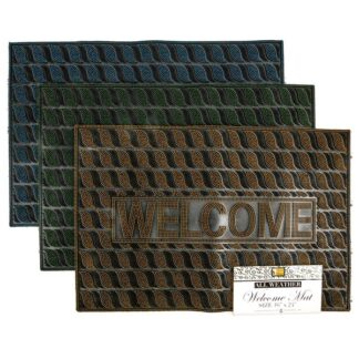 Welcome Mat Two Tone 16X24 In Asst