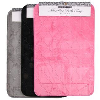 Microfiber Bath Rug 20X30 In Asst Color