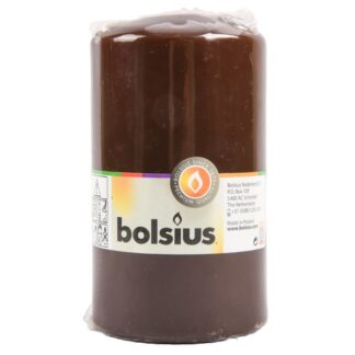 Bolsius Pillar Candle Maroon 3X6 In