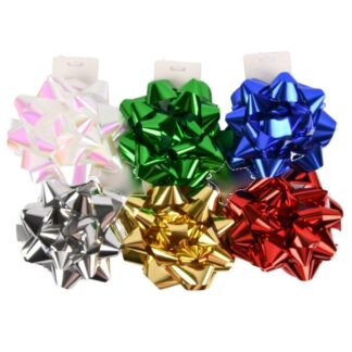 Premium Bow Asst Color 8 In 1 Ct