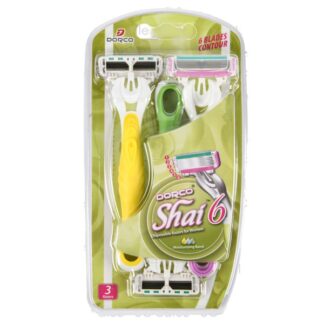 Dorco Shai 6 Women Razor 3 Ct