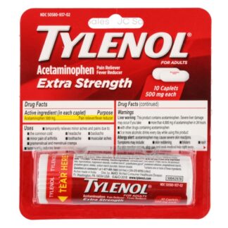 Tylenol Extra Strength 10 Ct Blister