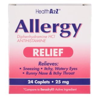 Healtha2Z Allergy Relief 25 Mg/24 Cablets