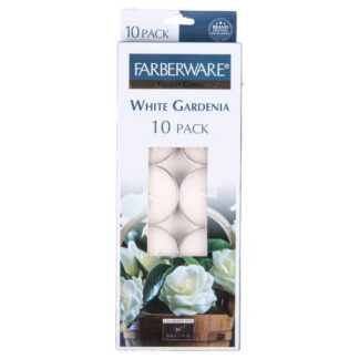 Faberware Tealt Candle White Gardenia 10 Ct