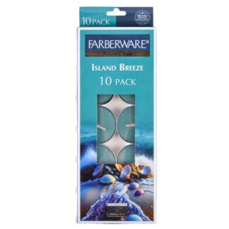Faberware Tealt Candle Island Breeze 10 Ct