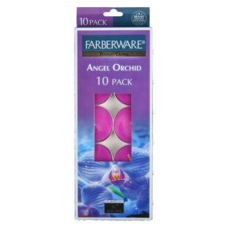 Faberware Tealt Candle Angel Orchid 10 Ct